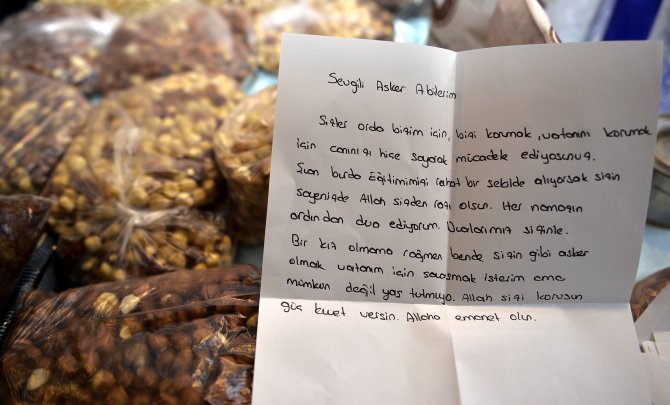 Düzce'den güvenlik güçlerine fındık desteği