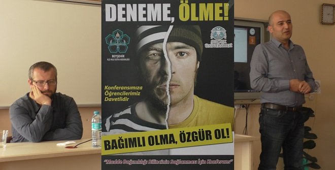 Beyşehir'de "madde bağımlılığı bilincinin sağlanması" konferansı