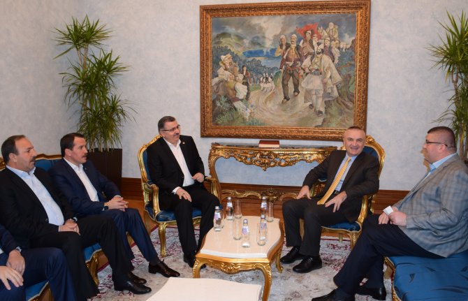 Arnavutluk Meclis Başkanı Meta'nın kabulü