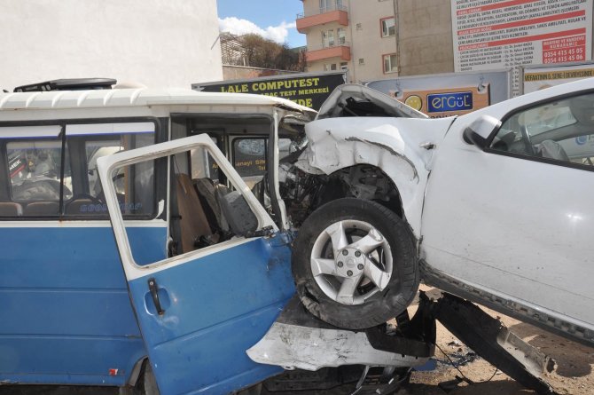 Yozgat'ta trafik kazası: 1 yaralı