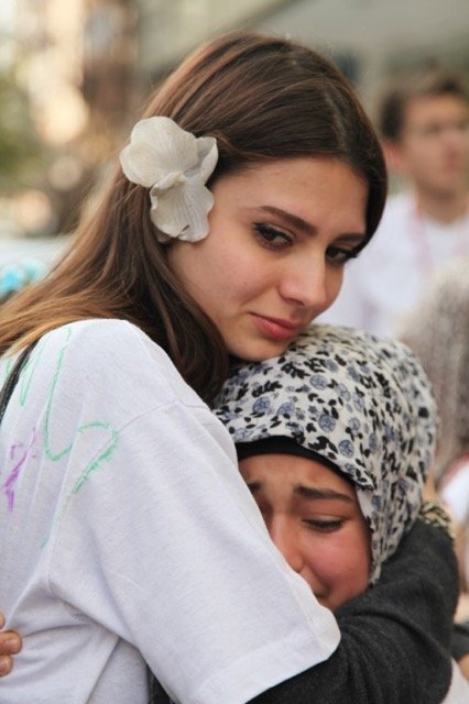 Yabancı öğrenciler Suriyeli çocuklarla buluştu