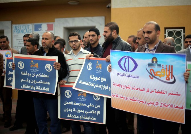 Gazze'deki El-Aksa kanalının yayını kesilmesi