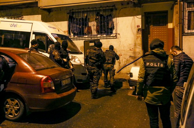 İstanbul'da terör örgütü operasyon