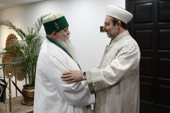 Diyanet İşleri Başkanı Görmez'in kabulü