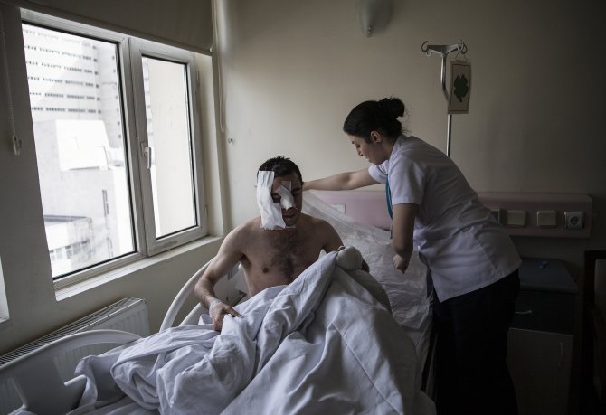 Terör saldırısının mağdurlarına "manevi" destek