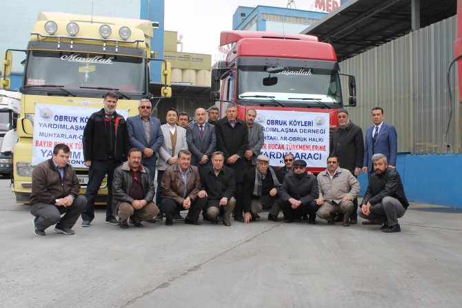 Bayırbucak Türkmenlerine yardım