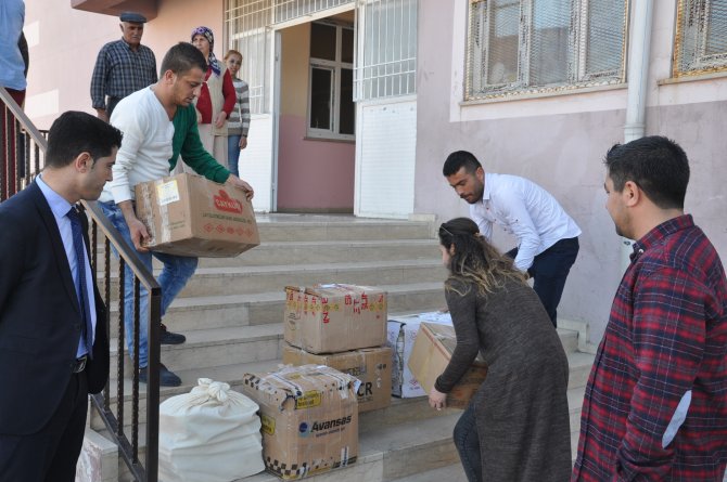 Terör mağduru öğrencilere kitap yardımı