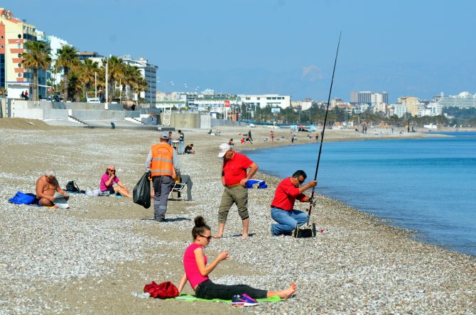Antalya'da güneşli hava