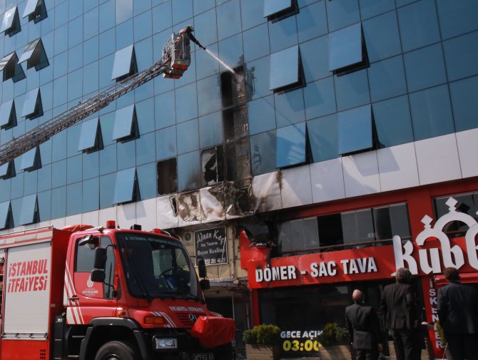 Seyrantepe'de yangın