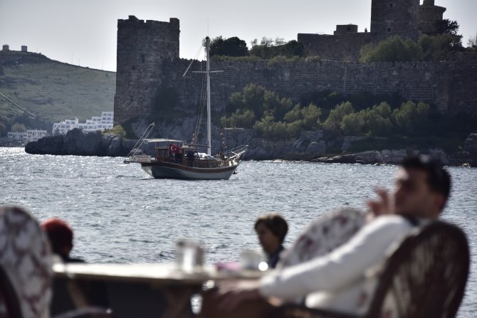 Bodrum'da deniz ve güneş keyfi
