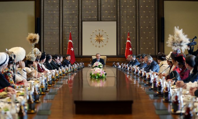 Cumhurbaşkanı Erdoğan'ın kabulü