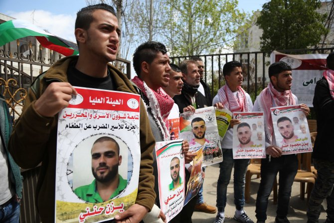 İsrail hapishanelerindedeki Filistinliler