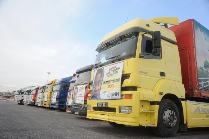 Konya'dan Suriye'ye yardım eli