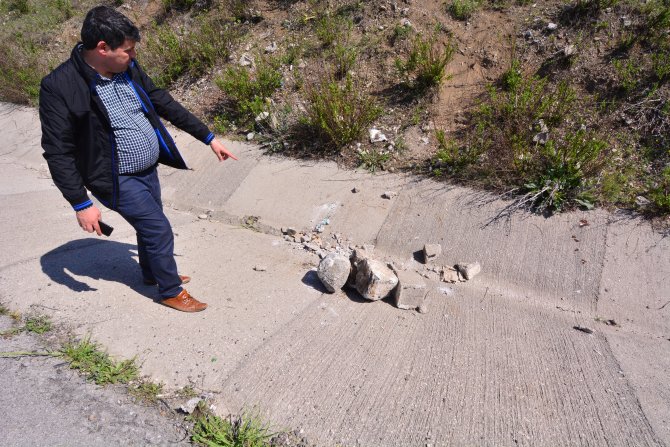 Osmaniye'ye düşen havan mermileri