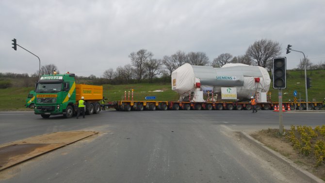 480 tonluk doğalgaz tribünü Çerkezköy'de