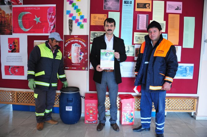 Okullarda atık yağ toplama noktaları oluşturuldu