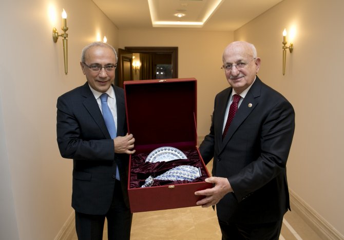 TBMM Başkanı Kahraman'dan, Kurtulmuş ve Elvan'a ziyaret