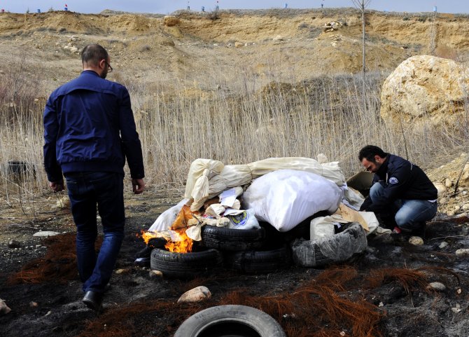 Uşak'ta 340 kilogram uyuşturucu imha edildi