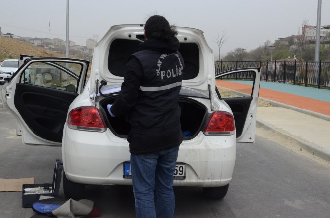 Jandarmanın uygulama noktasından kaçan şüpheli araç