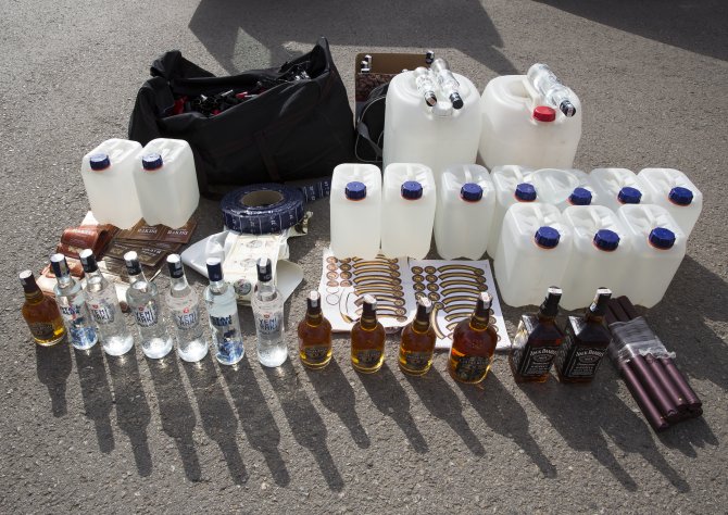 Başkentte sahte içki operasyonu