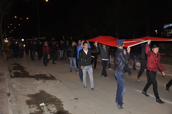 Kaman'da "teröre lanet" yürüyüşü
