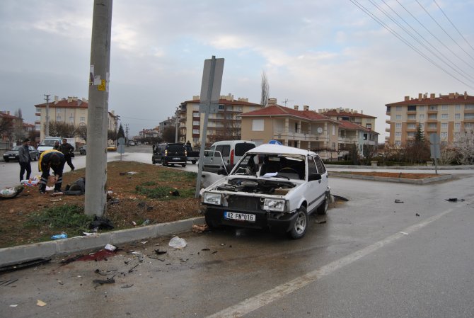 Kulu’da trafik kazası biri ağır 6 yaralı