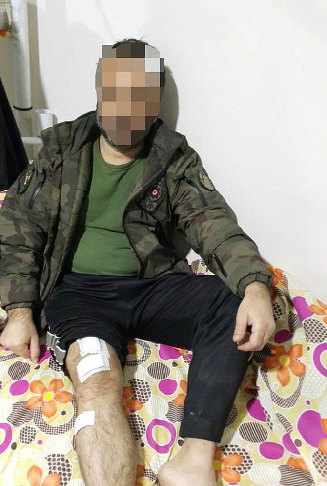 Çatışmada yaralandı evine dönmek istemedi