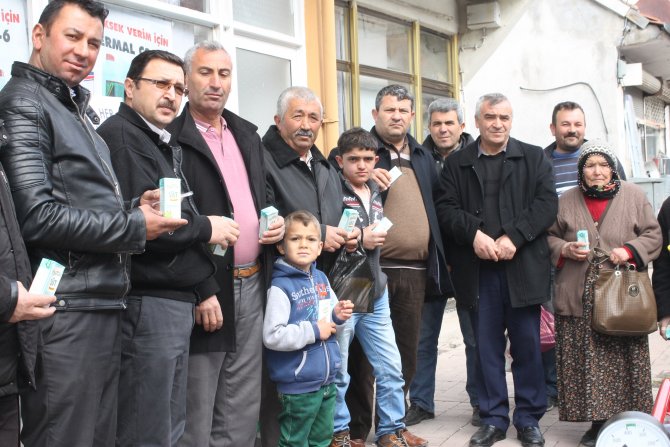 Çayıralan Ziraat Odası'ndan süt üreticilerine destek