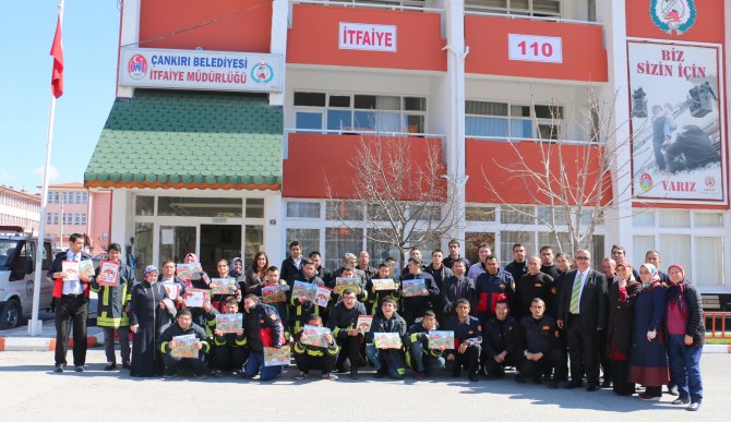 Engelliler temsili itfaiyeci oldu