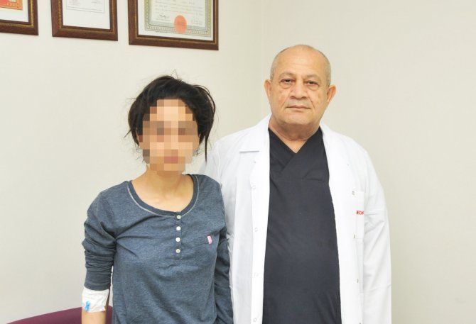 Karaciğerinden 600 gram kist çıktı