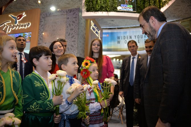 Kültür ve Turizm Bakanı Ünal Ukrayna’da