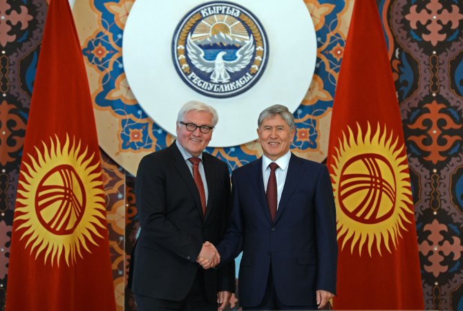 Almanya Dışişleri Bakanı Steinmeier, Kırgızistan'da