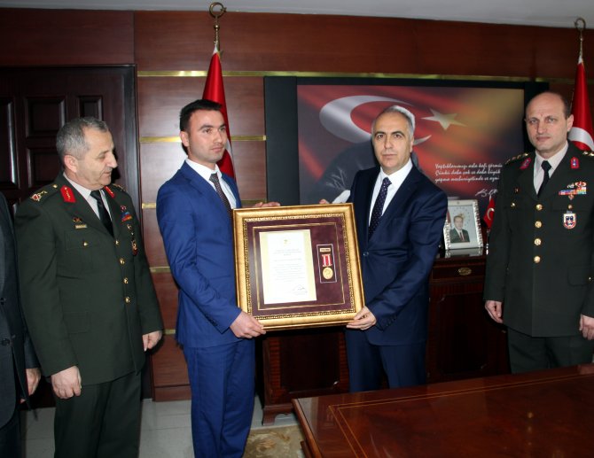 Devlet Övünç Madalyası tevcih töreni