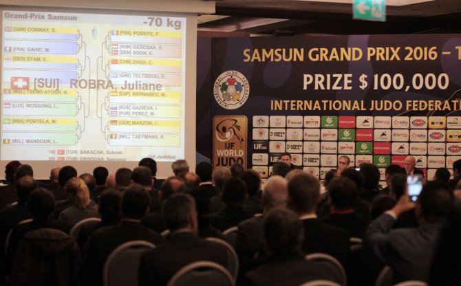 Judo Grand Prix müsabakaları yarın Samsun'da başlayacak