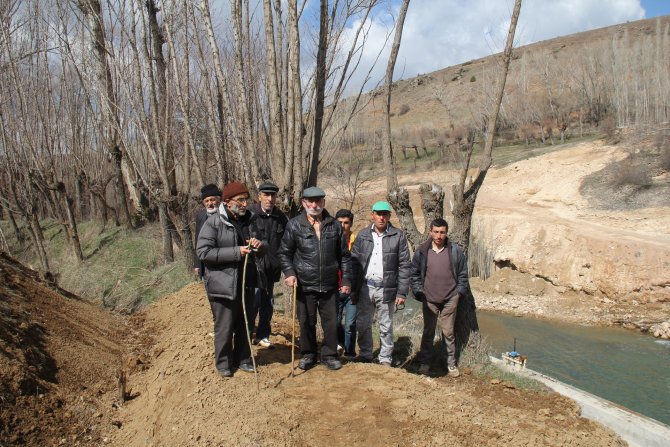 Köylülerin sulama kanalı talebi
