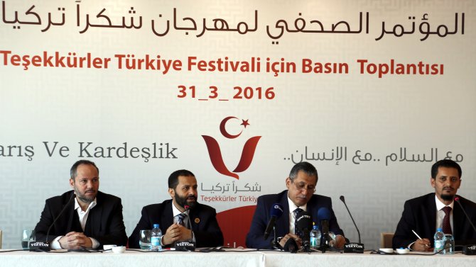 "Teşekkürler Türkiye Festivali"