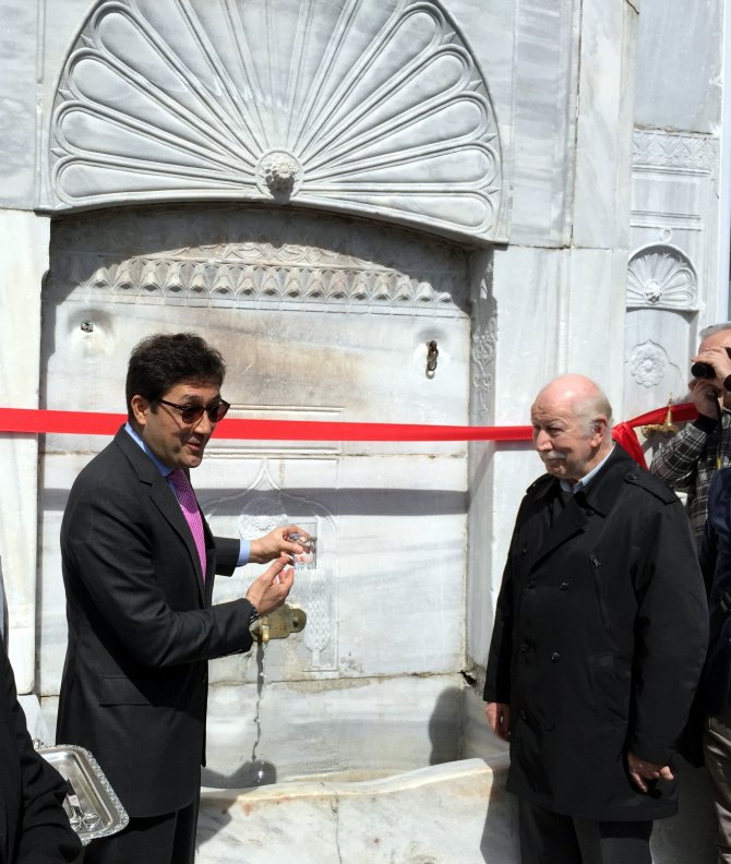 Beşiktaş'taki tarihi çeşmeler restore edildi