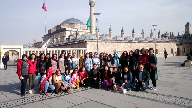Leman-Kadir Parıltı Meslek Lisesi'nden Konya'ya ziyaret