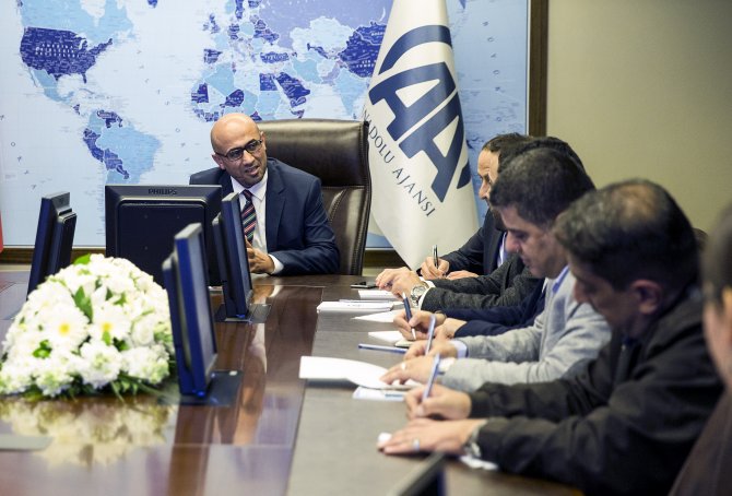 Iraklı gazeteciler AA'yı ziyaret etti