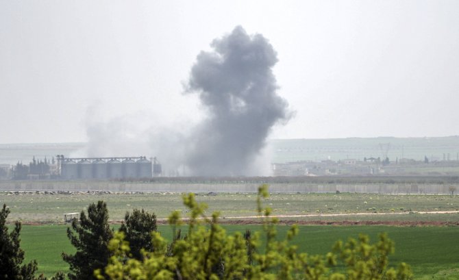 Azez'de DAEŞ ile ÖSO arasındaki çatışmalar