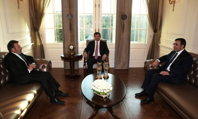 Başbakan Davutoğlu'nun kabulü