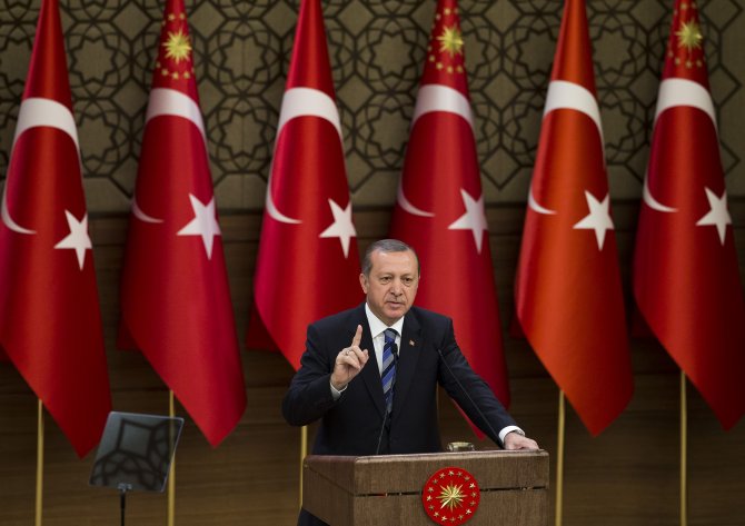 Cumhurbaşkanı Erdoğan, polis memurlarını kabul etti