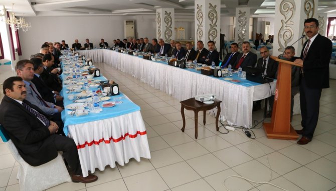 Aksaray'da ortak paylaşım ve genel değerlendirme toplantısı