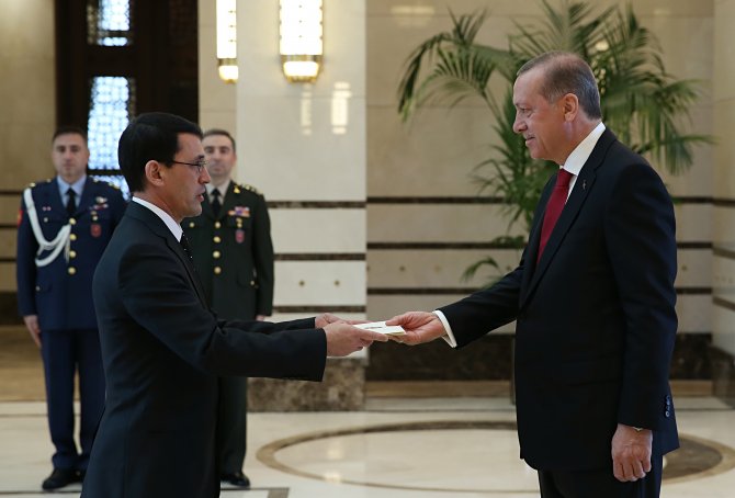 Cumhurbaşkanı Erdoğan'ın kabulü