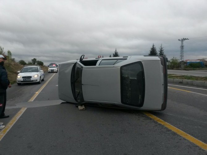 Konya'da trafik kazası: 1 yaralı