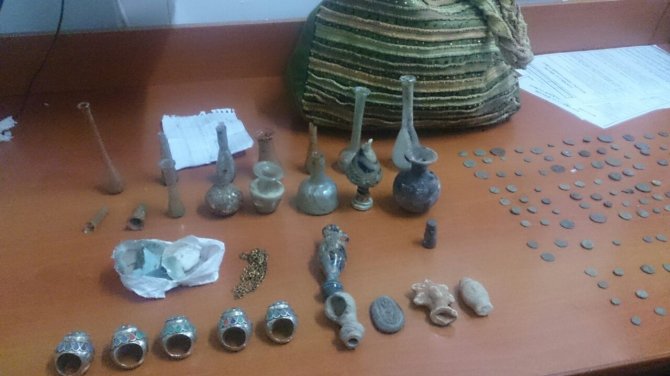 Suriye sınırında tarihi eser operasyonu