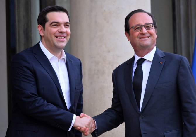 Hollande-Çipras görüşmesi