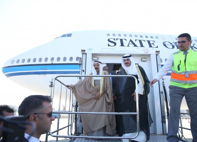 Kuveyt Emiri Şeyh Es-Sabah, İstanbul'a geldi