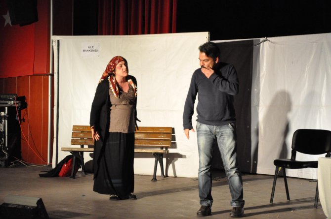 Sorgun'da ''Hep Gül Aysel'' tiyatro oyunu sahnelendi