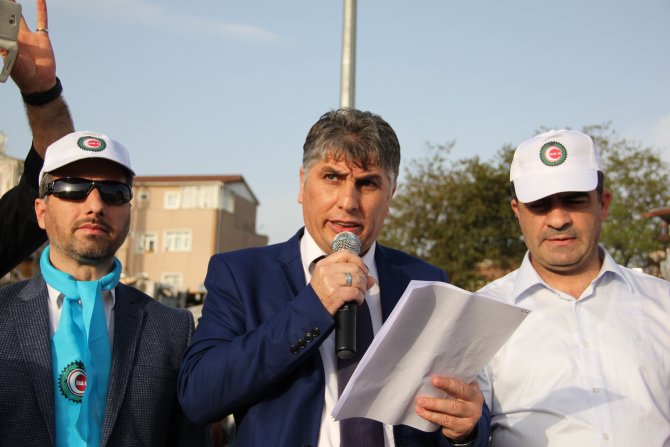 Özel sözleşmeli personel yasası protestosu